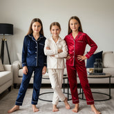 Velvet Pajama Collection for Kids – Dreamy Comfort in Every Color
